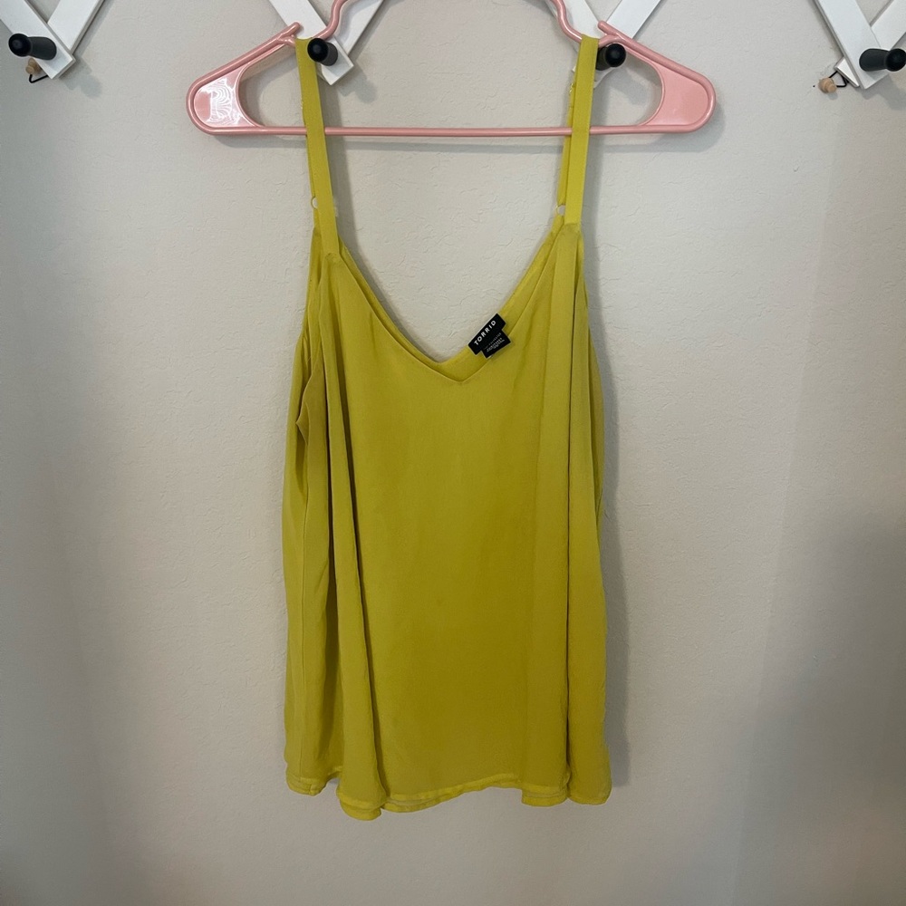 Torrid Yellow V-Neck Women's Top